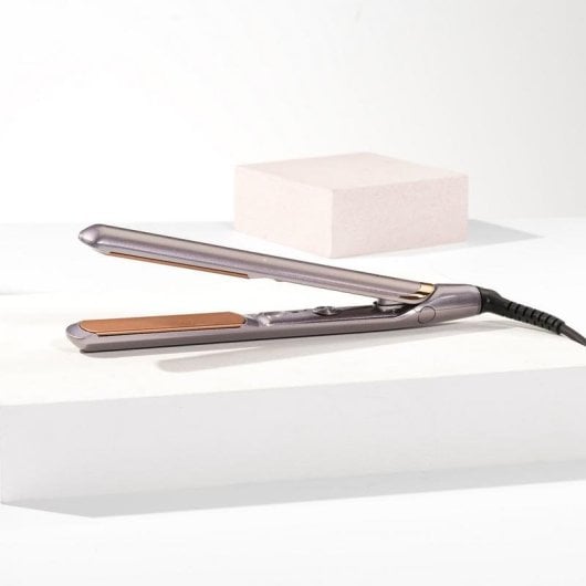 Prancha de Cabelo Cerâmica BaByliss Elegance 235 235ºC 10 Configurações Desligar Automático Cinzento