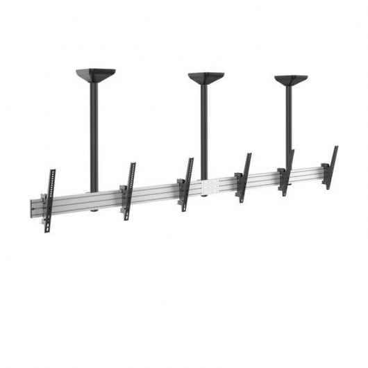 Kimex Montaggio a Soffitto Scheda Menu 3 TV 50"-55" Altezza 100cm VESA 600x400 Max. 50Kg