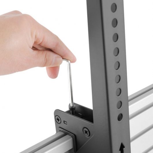 Kimex Soporte de Techo Menú Board para 3 TV 45"-50" Altura 100cm VESA 600x400 Máx. 50Kg