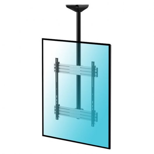 Kimex Soporte de Techo para TV 65"-75" Modo Vertical Altura 150cm VESA 800x600 Máx. 50Kg