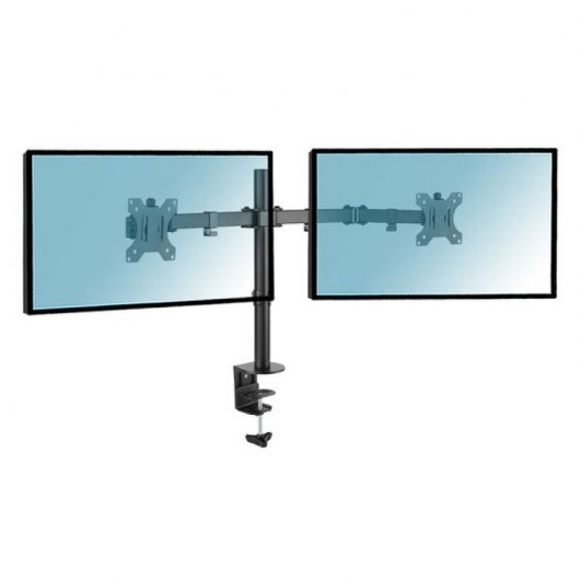 Kimex Soporte de Mesa para 2 Monitores 13''- 32'' VESA 100x100 Máx. 8Kg
