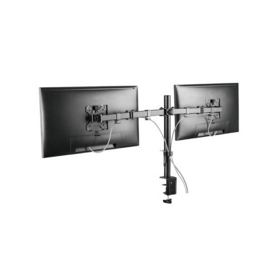 Kimex Soporte de Mesa para 2 Monitores 13''- 32'' VESA 100x100 Máx. 8Kg