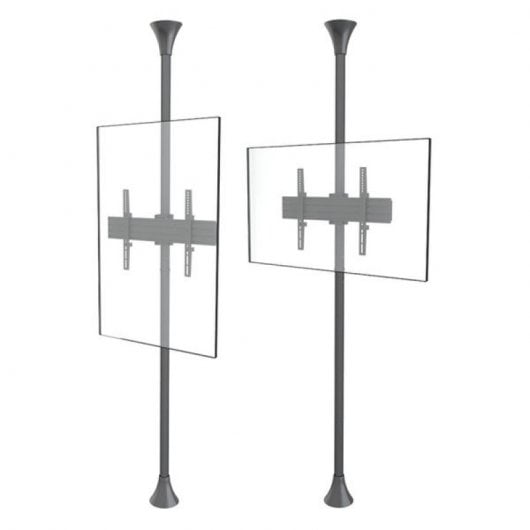 Kimex Suporte de Chão/Teto para TV 32''-75'' Altura 240cm VESA 600x400 Máx. 30Kg