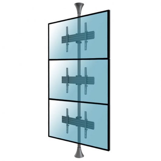 Supporto da pavimento a soffitto Kimex per 3 schermi TV 32"-75" VESA 600x400 max. 30Kg