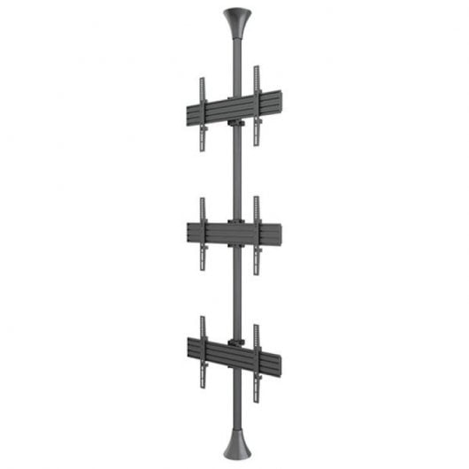 Supporto da pavimento a soffitto Kimex per 3 schermi TV 32"-75" VESA 600x400 max. 30Kg