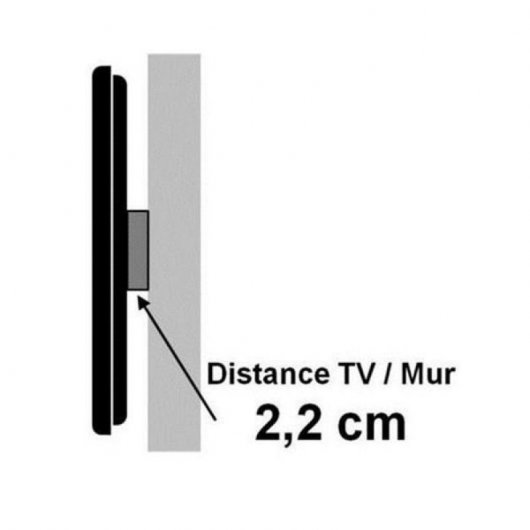 Supporto a parete fisso Kimex per TV 32"-60" VESA 600x400 Max. 60Kg