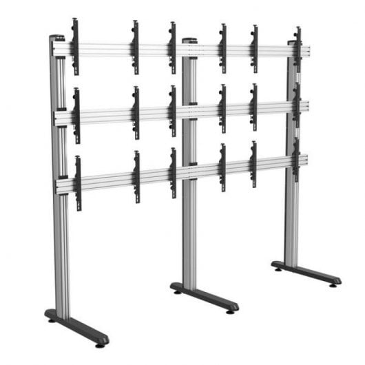 Supporto da pavimento Kimex per 9 TV 50"-55" VESA 600x400 Max. 50Kg