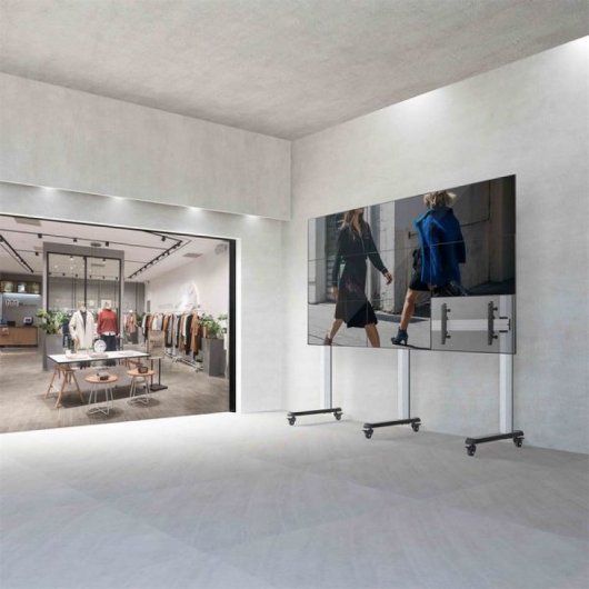 Supporto da pavimento Kimex per 9 TV 50"-55" VESA 600x400 Max. 50Kg