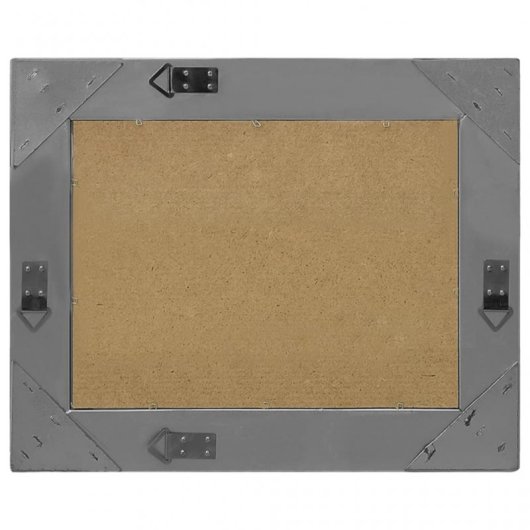 Vidaxl Espejo De Pared Estilo Barroco Negro 60x40 Cm