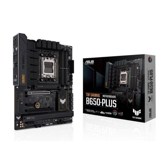 Placa Base ASUS TUF GAMING B650-PLUS B650 Zócalo AM5 DDR5 ATX 2.5GbE PCIe 5.0 Gaming RGB