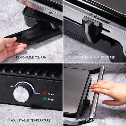 Aigostar Samson Sandwichera 2000W