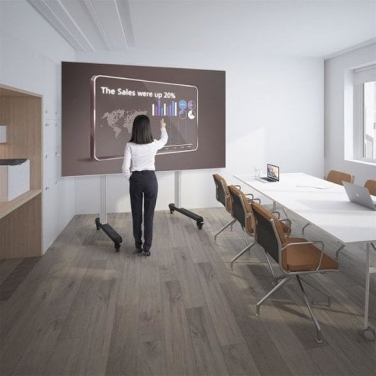 Kimex Support de sol avec roulettes pour écrans TV 70"-120" VESA 1200 x 800 mm Max. 150Kg