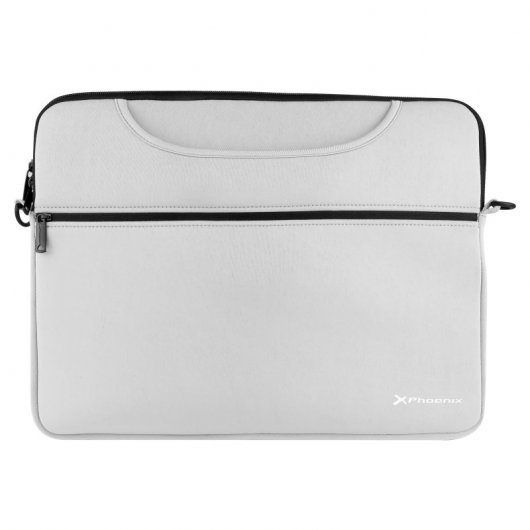 Phoenix Basics Maletín de Neopreno Gris para Portátil hasta 16"