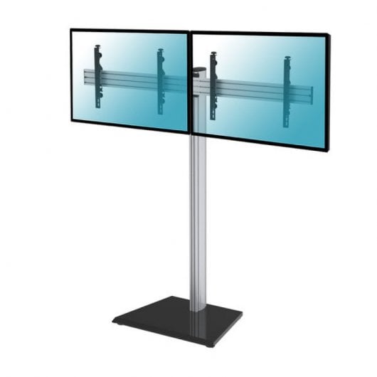Kimex Soporte de Suelo para 2 TV 50"-55" Altura 175cm VESA 600x400 Máx. 50Kg