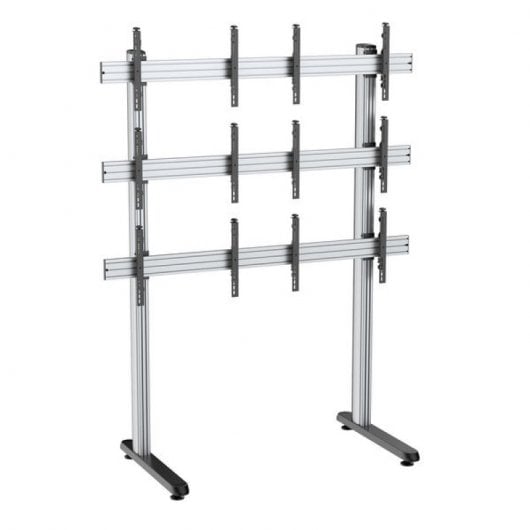 Support de sol Kimex pour 6 téléviseurs 45"-55" VESA 600x400 Max. 50Kg