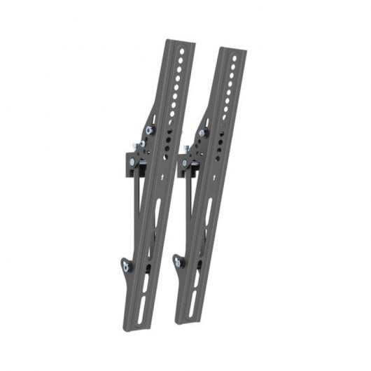 Kimex Soporte de Suelo/Techo Inclinable para 2 Pantallas 32''-75'' VESA 600x400 Máx. 30Kg