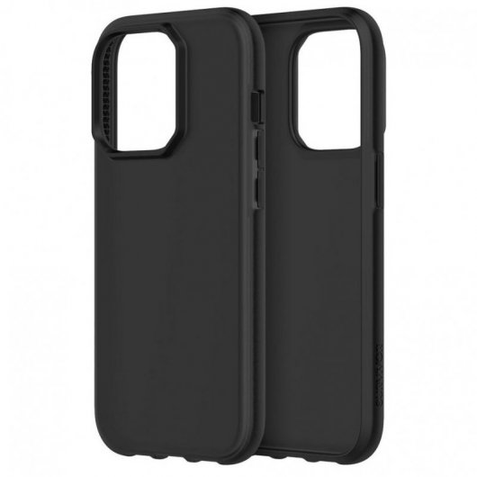 Griffin Survivor Clear Funda Negra para iPhone 14 Pro