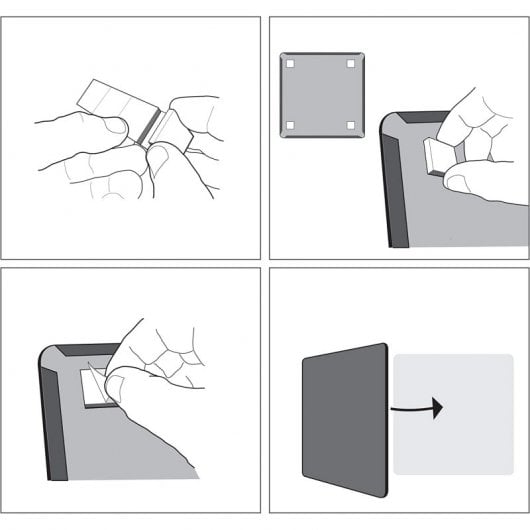 Nobo Pizarra magnética 585x430 mm + Accesorios