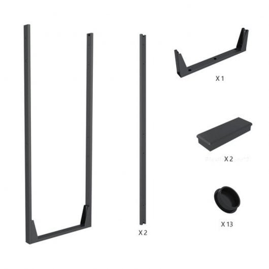 Kimex Soporte de Suelo de Doble Cara para Samsung OM55-D