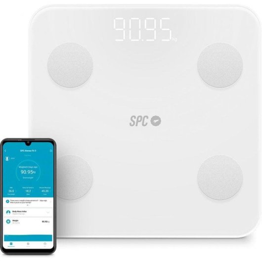 Balance Impédancemètre SPC Atenea Fit 3 Jusqu'à 180 kg 18 Paramètres Bluetooth