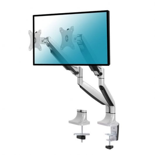 Support de table Kimex Full Motion pour 2 moniteurs 13"-32" VESA 100x100 Max 18Kg