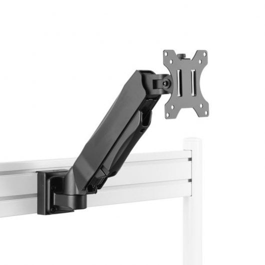 Kimex Soporte de Monitor 13"-27" VESA 100x100 Máx 6.5Kg para Barra de Riel Portaherramientas