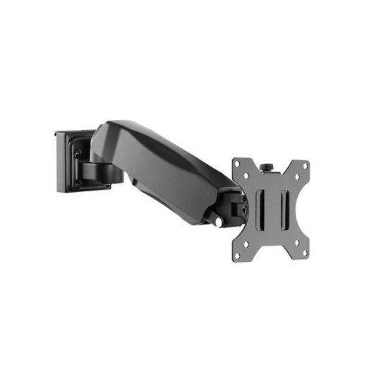 Kimex Soporte de Monitor 13"-27" VESA 100x100 Máx 6.5Kg para Barra de Riel Portaherramientas