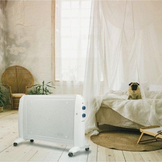 Radiateur Mica Blaupunkt BP1007 2000W Protection surchauffe Termostat Blanc