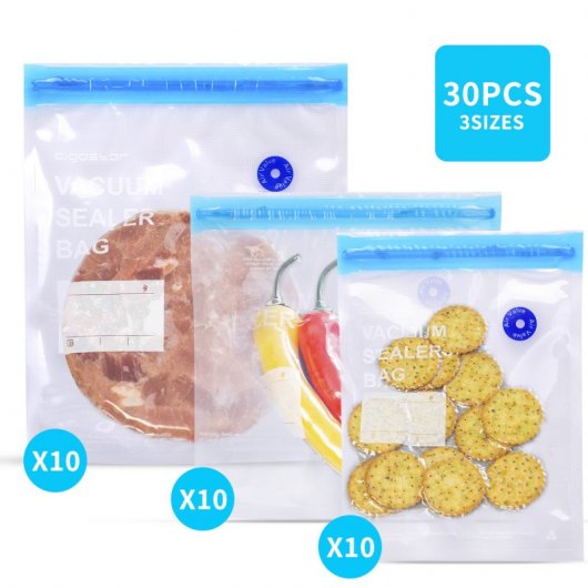 Boîtes Stockage Sous Vide Aigostar Lot De 2 - Alimentaire, Étanches, Bleu - 144x130x79mm Et 172x158x102mm