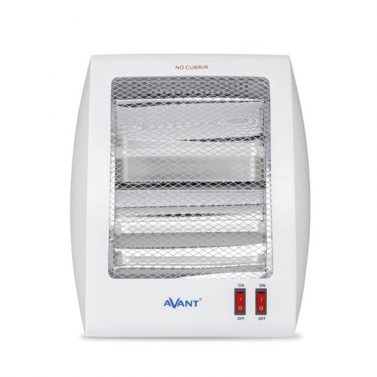 Avant AV7554 Aquecedor de Quartzo 2 Tubos Mini 800W