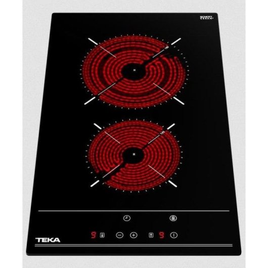 Plaque vitrocéramique Teka TBC 32010 TTC 2 zones 30 cm noire intégrée