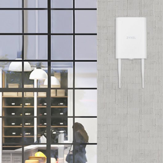 Zyxel Cloud Punto de Acceso para Exteriores AX1800 con Wifi 6 PoE Gestionable