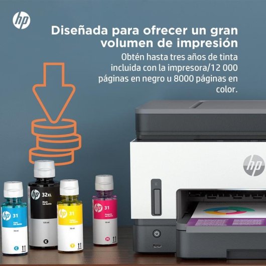 Multifunzione HP Smart Tank 7605 Inkjet Colore WiFi Fax Duplex Automatico