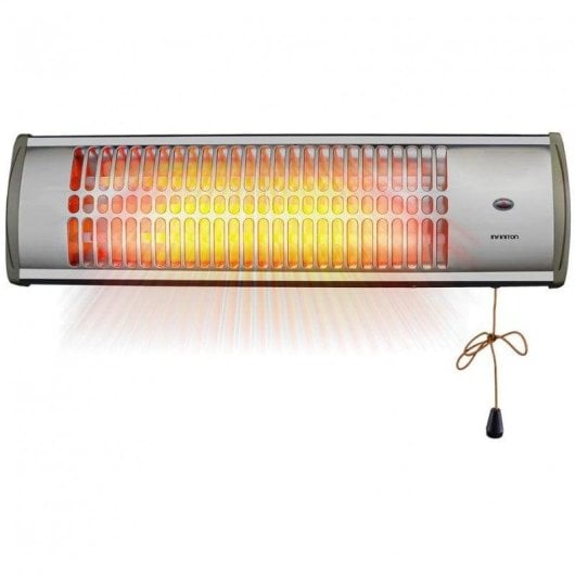 Estufa Elétrica de Quartzo Infiniton HQP-W33 1.500W Montagem em Parede IP24
