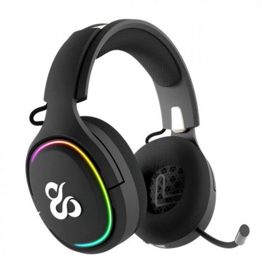 Cuffie da gioco wireless Newskill Aton nere RGB Bluetooth 5.0 multipiattaforma nere