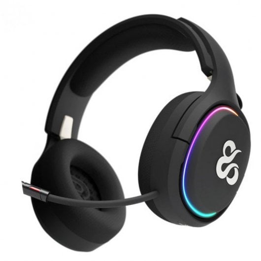 Cuffie da gioco wireless Newskill Aton nere RGB Bluetooth 5.0 multipiattaforma nere