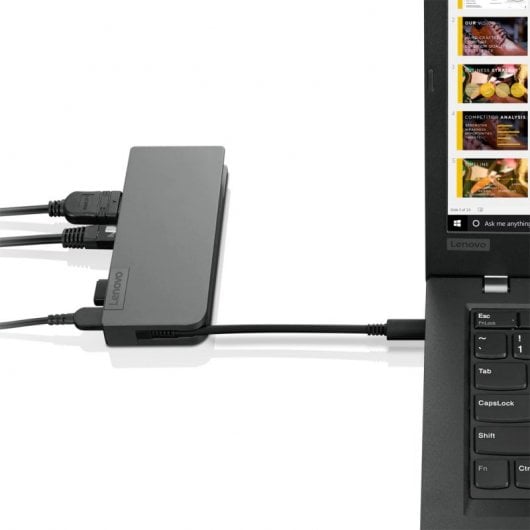 Lenovo 4X90S92381 Adaptador Hub USB-C a VGA/HDMI/USB3.0/RJ45