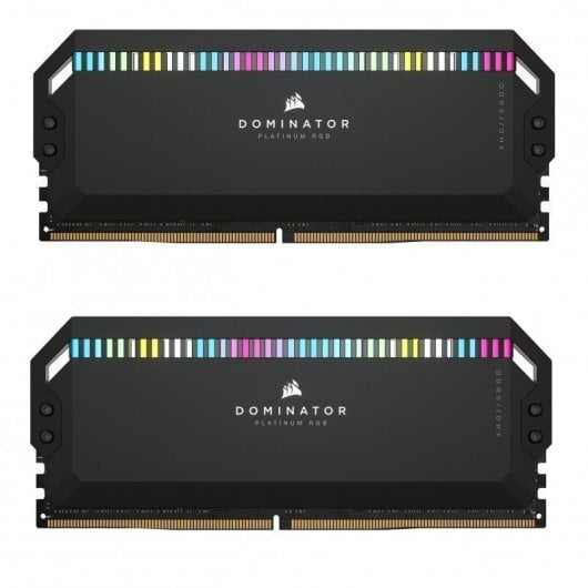 Corsair Dominator Platinum RGB DDR5 5200MHz 32GB 2x16GB CL40 Memória Dual AMD EXPO e Intel XMP
