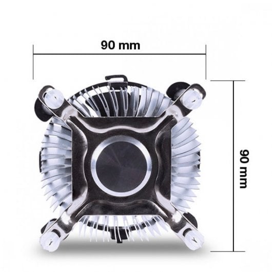 UNYKAch UK532002 Ventilateur CPU 90 mm Noir