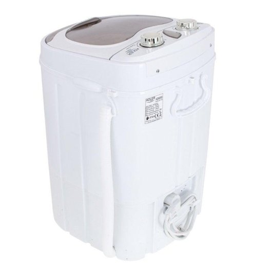 Lave-linge Adler AD 8055 Top 3kg 580rpm Portable Blanc Crème