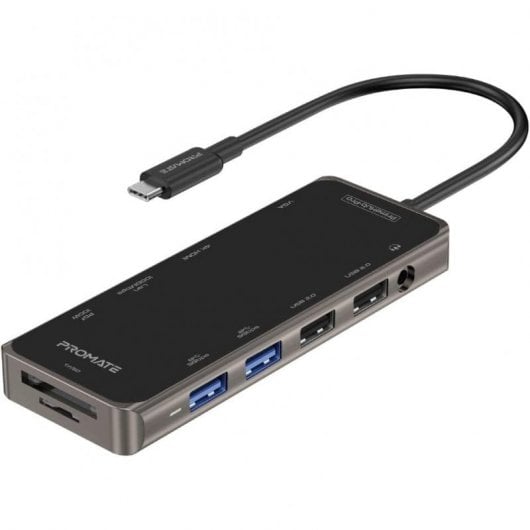 Promate PrimeHub-Pro Hub USB-C Multiporta 100W