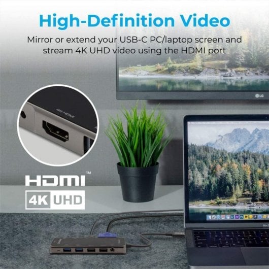 Promate PrimeHub-Pro Hub USB-C Multiporta 100W