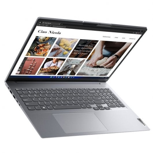 Lenovo ThinkBook 16 G4+ IAP i5-1235U Computer portatile 40,6 cm (16") WUXGA Intel® Core™ i5 16 GB LPDDR5-SDRAM 512 GB SSD Wi-Fi 6 (802.11ax) Windows 11 Pro Grigio