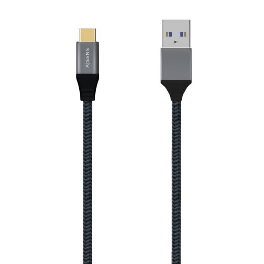 Aisens Câble USB 3.1 vers USB-C Mâle/Mâle 50 cm Gris