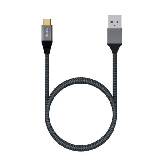 Aisens Câble USB 3.1 vers USB-C Mâle/Mâle 50 cm Gris