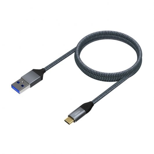 Aisens USB 3.1 auf USB-C Stecker/Stecker Kabel 1,5m Grau