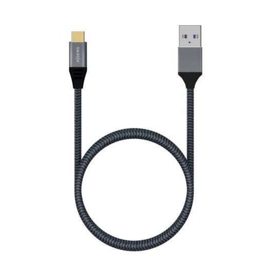 Aisens USB 3.1 auf USB-C Stecker/Stecker Kabel 1,5m Grau
