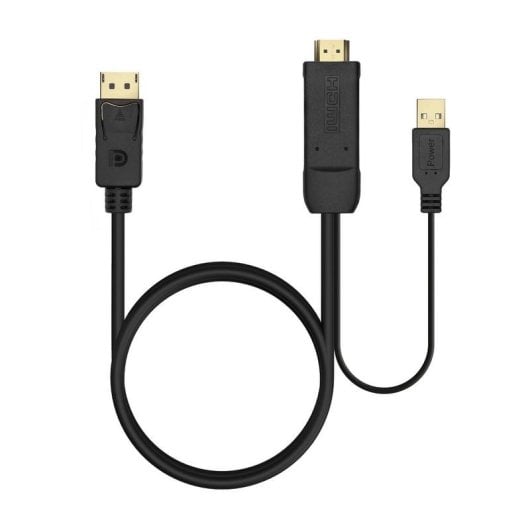 Video-Kabeladapter Aisens A122-0641 HDMI 2.0 auf DisplayPort 1.2 1.8m Schwarz