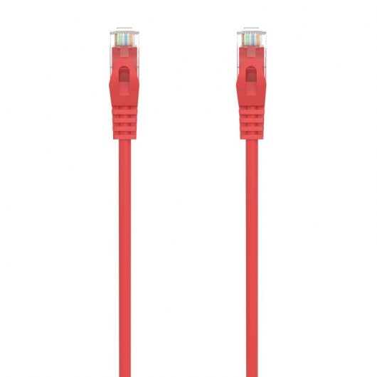 Aisens A145-0556 Cabo de Rede RJ45 UTP Cat 6A 25cm Vermelho