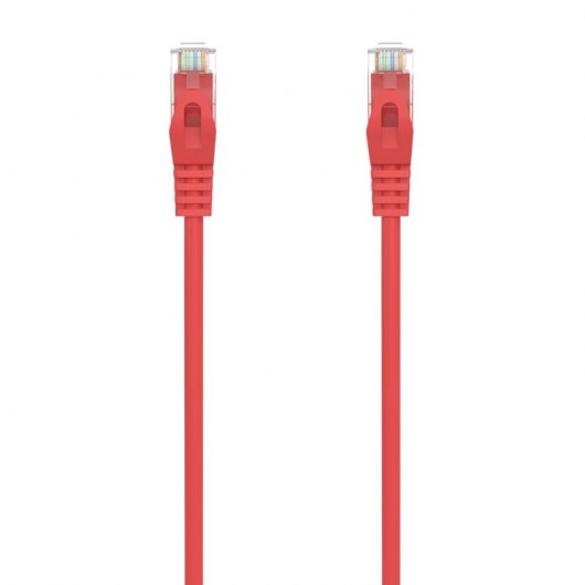 Aisens A145-0556 Cavo di rete RJ45 UTP Cat 6A 25 cm Rosso